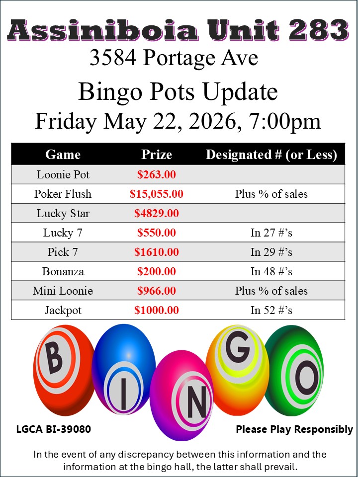 Bingo Pots